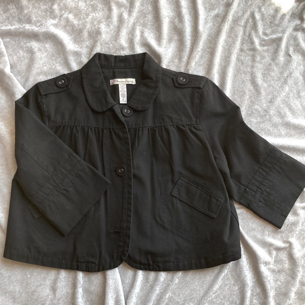 American Rag cropped black jacket Small
